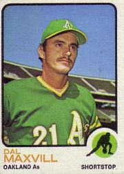 1973 Topps Baseball Cards      483     Dal Maxvill